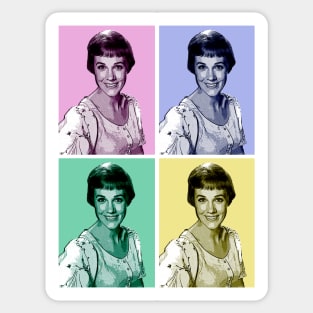 Julie Andrews - Sound of Music Maria Colour Block Sticker